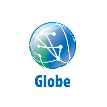 Vector logo globe Stock Illustration