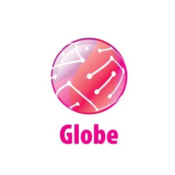 Vector logo globe Stockillustratie