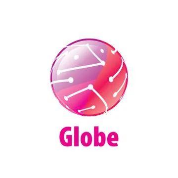 Vector logo globe Stock Illustration