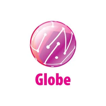 Vector logo globe Illustrazione stock