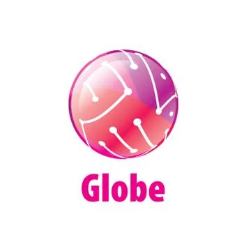 Vector logo globe イラスト素材