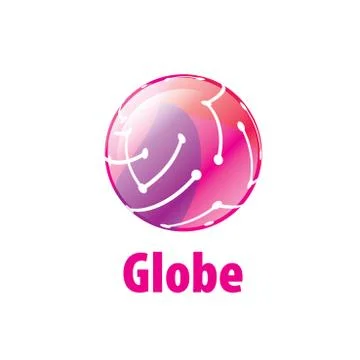 Vector logo globe Illustrazione stock