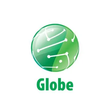 Vector logo globe Stock Illustration