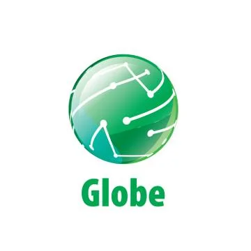 Vector logo globe Stock Illustration