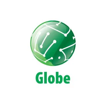 Vector logo globe 스톡 일러스트