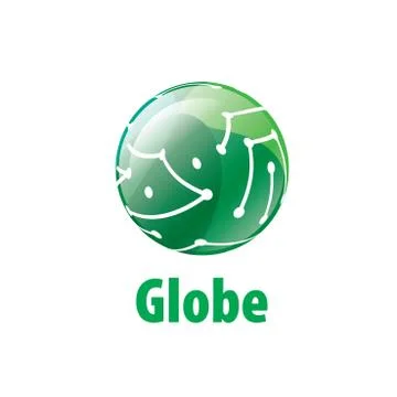 Vector logo globe Illustrazione stock
