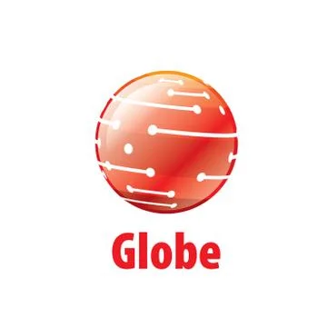 Vector logo globe Stock Illustration