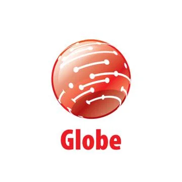 Vector logo globe Illustrazione stock