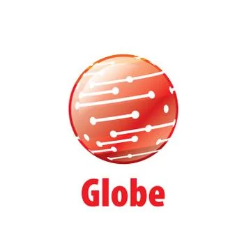 Vector logo globe Illustrazione stock