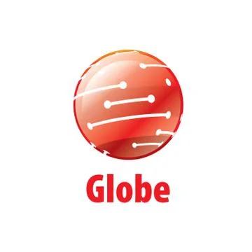 Vector logo globe Illustrazione stock