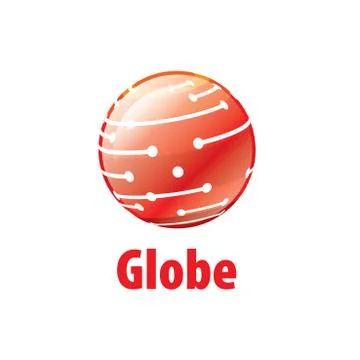 Vector logo globe Illustrazione stock