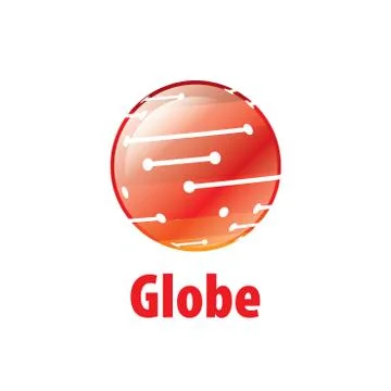 Vector logo globe Stock Illustration
