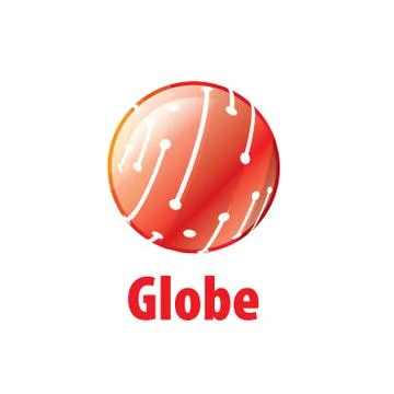 Vector logo globe Illustrazione stock