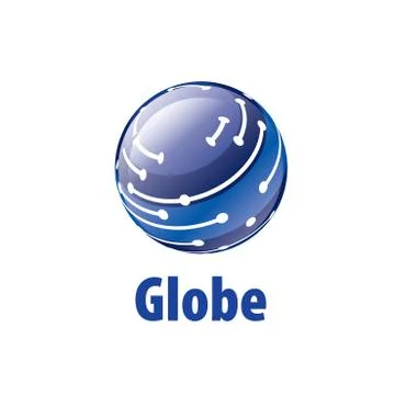 Vector logo globe Stock Illustration