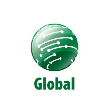 Vector logo globe イラスト素材