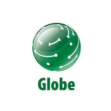 Vector logo globe Illustrazione stock
