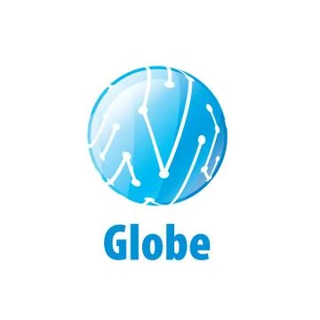 Vector logo globe Stock Illustration