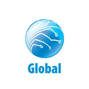 Vector logo globe イラスト素材