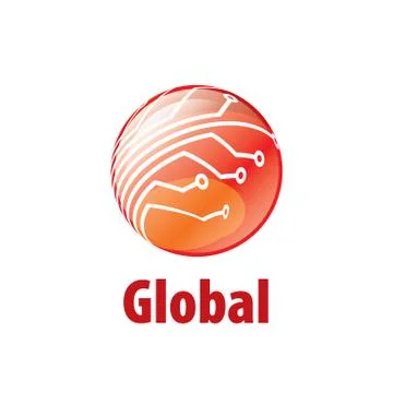Vector logo globe 스톡 일러스트