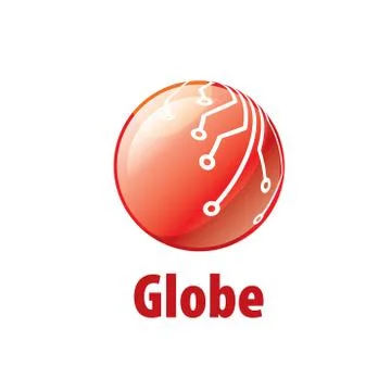 Vector logo globe Illustrazione stock