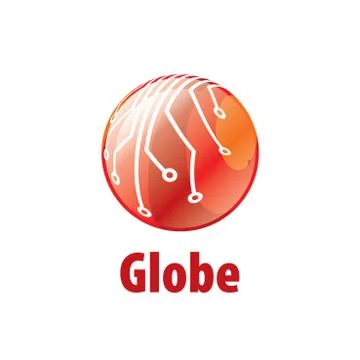Vector logo globe 스톡 일러스트