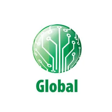 Vector logo globe イラスト素材