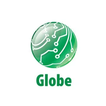 Vector logo globe Stock Illustration