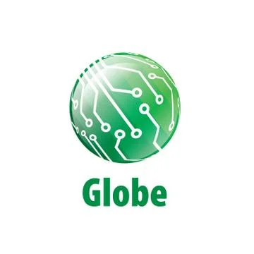 Vector logo globe Stock Illustration