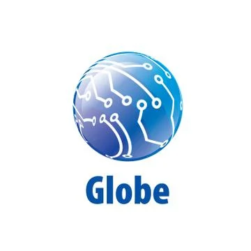Vector logo globe 스톡 일러스트