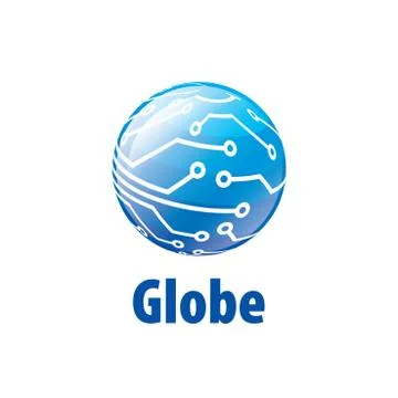 Vector logo globe Illustrazione stock