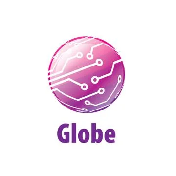 Vector logo globe Stock Illustration