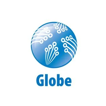 Vector logo globe 스톡 일러스트