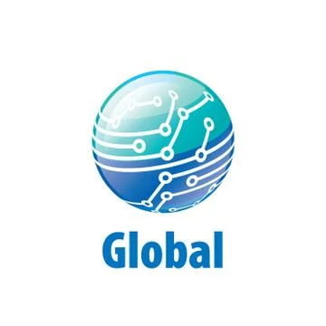 Vector logo globe イラスト素材