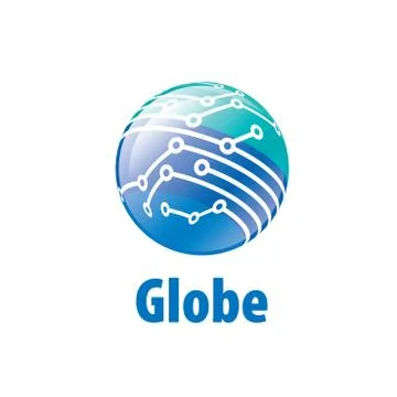 Vector logo globe Illustrazione stock