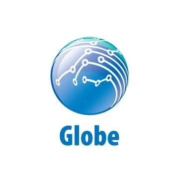 Vector logo globe 스톡 일러스트