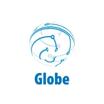 Vector logo globe Stock Illustration