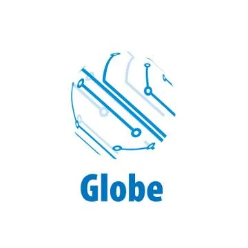 Vector logo globe Stock Illustration