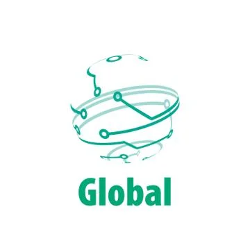 Vector logo globe 스톡 일러스트