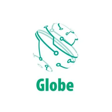 Vector logo globe Illustrazione stock