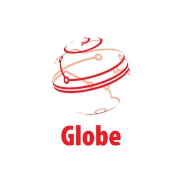 Vector logo globe 스톡 일러스트