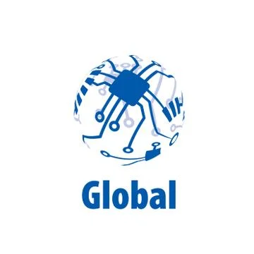 Vector logo globe 스톡 일러스트