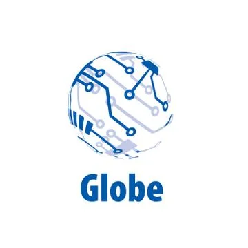 Vector logo globe Stock Illustration