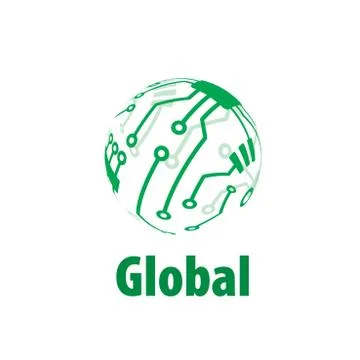 Vector logo globe 스톡 일러스트