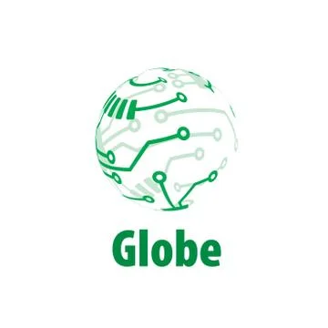 Vector logo globe 스톡 일러스트