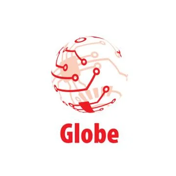 Vector logo globe Stock Illustration