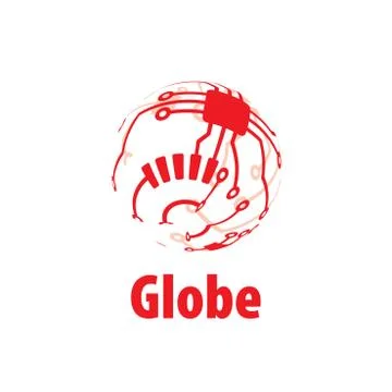 Vector logo globe Illustrazione stock