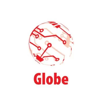 Vector logo globe 스톡 일러스트