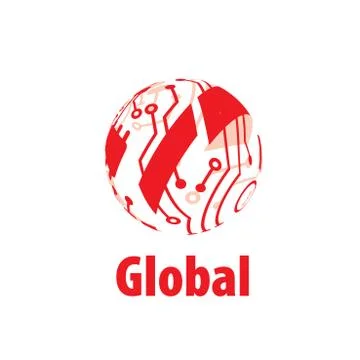 Vector logo globe 스톡 일러스트
