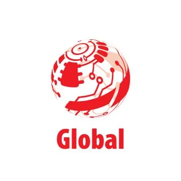 Vector logo globe イラスト素材