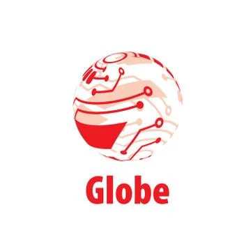 Vector logo globe Illustrazione stock